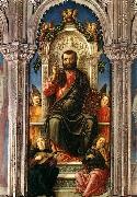 Bartolomeo Vivarini Triptych of St Mark oil painting reproduction